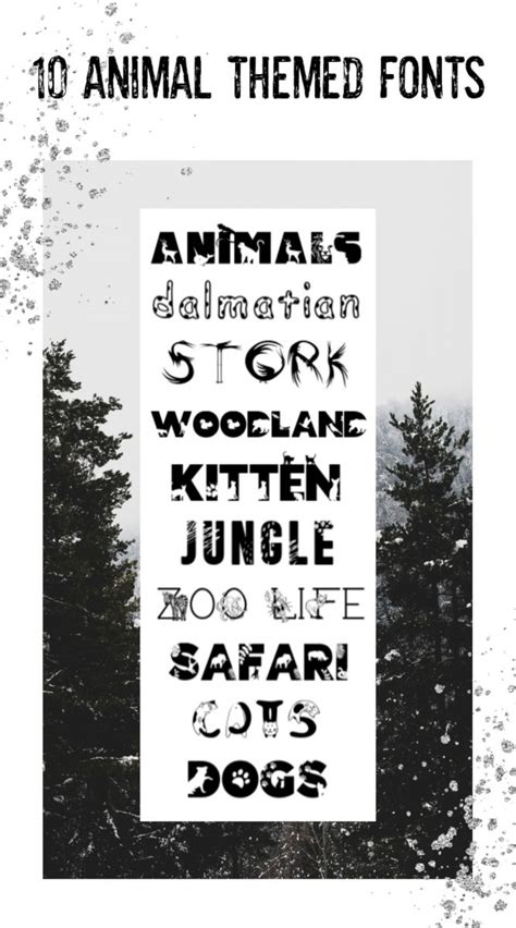 10 Animal Themed Display Fonts The Font Bundles Blog