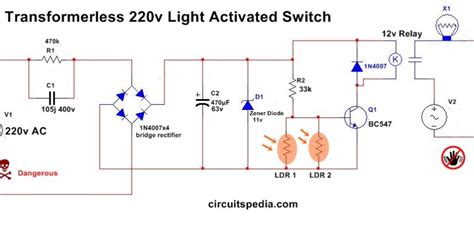 Furthermore, any queries regarding this concept or electrical and electronic projects, please. Automatic Night Light Circuit Diagram With LDR Without ...