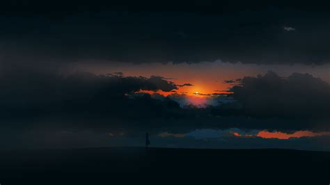 2560x1440 Artistic 4k Cloudy Sunset 1440p Resolution Wallpaper Hd