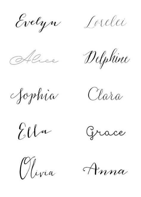 Decor 10 Best Wedding Fonts Yours Truly 2476605 Weddbook