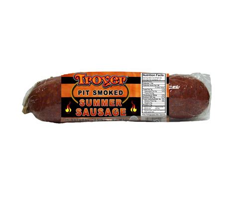 It's an american term for a sausage that is typicaly made in the autumn (fall) or winter and was then stored over the winter to. Pit Smoked Summer Sausage (16oz) | Troyer Market