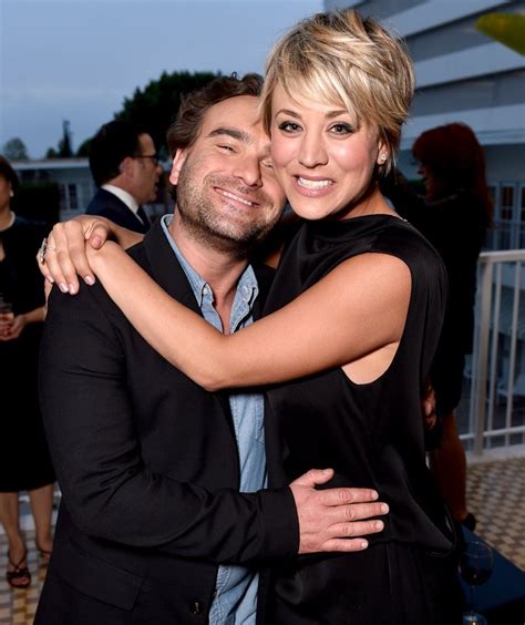 Kaley Cuoco Says Ex Johnny Galecki Is A Great Dad Hes Very Proud