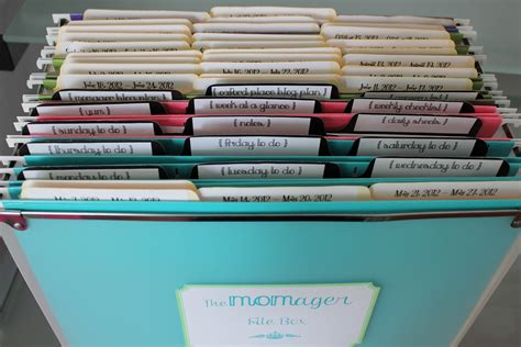 Do you suffer from fear of filing? The Oxford Place Diaries: Weekly Folders and the File Box ...