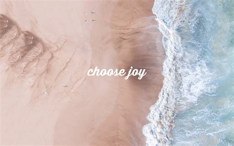 Download Choose Joy Beach Wallpaper