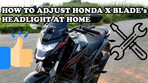 How To Adjust Honda X Blades Headlight Vlog 09 Saqibwithaq Youtube