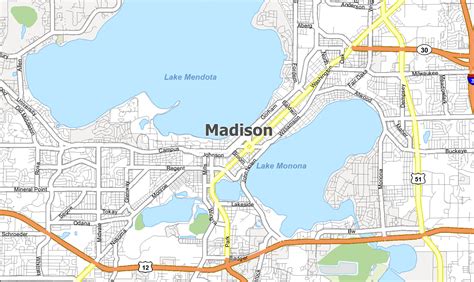 Madison Wisconsin Map Gis Geography