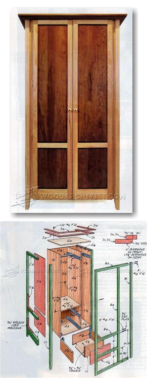 Build Armoire Furniture Plans And Projects
