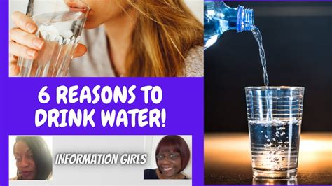 6 Reasons To Drink Water Youtube