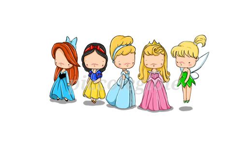 Chibi Disneys Princess By Piccolegioiefimo On Deviantart