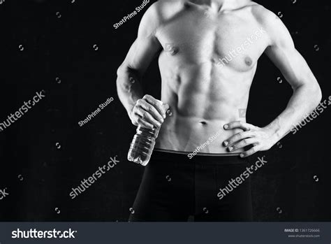 Muscular Male Athlete Naked Body Workout Stock Photo Edit Now