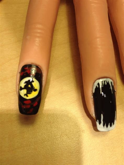 Halloween Nails Inspired By Robin Moses Halloween Nails Nail Art Nails