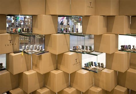Cool Pop Up Store Made With Carton Boxes