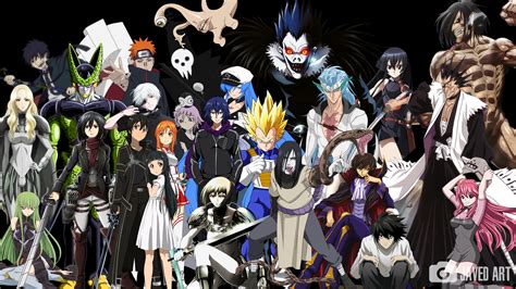 A Simple Group Of My Favorite Anime Characters By