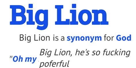 Big Lion Rcallmecarson