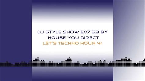 Hard Techno And Techno Mix Dj Style Show E07 S3 Youtube