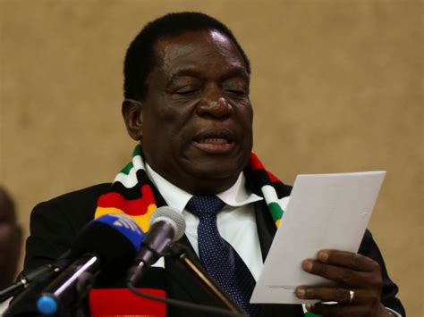 Emmerson Mnangagwa Investi Président Du Zimbabwe Challenges