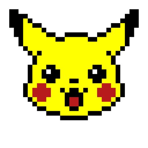 Pikachu Pixel Art 16x16 Mark Setape2010