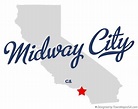 Map of Midway City, CA, California
