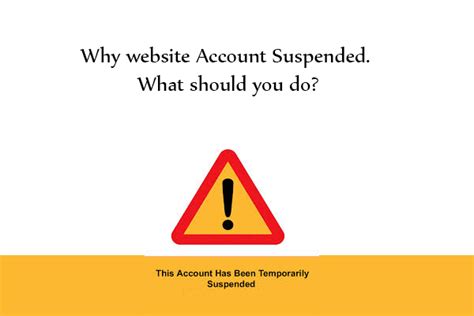 Why Website Account Suspended What Should You Do