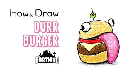 How To Draw Durr Burger Fortnite Burger Poster