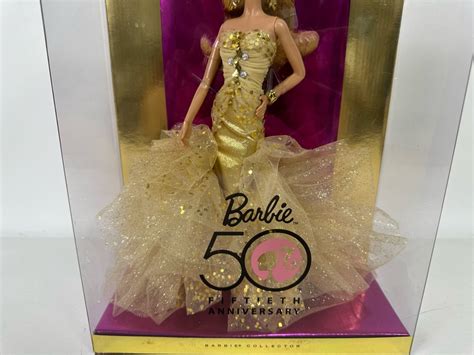 50th anniversary mattel barbie doll 2008 new in box n4981