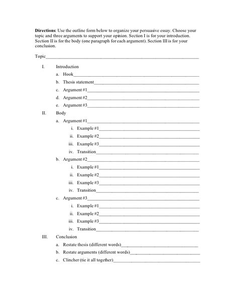 The informative essay entails informing and educating your reader on a given topic. Informative Essay Outline Sample — 100,000+ Ready-Made ...
