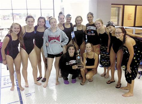 Centennial Girls Swim And Dive Tame Andover Place Second At Blaine
