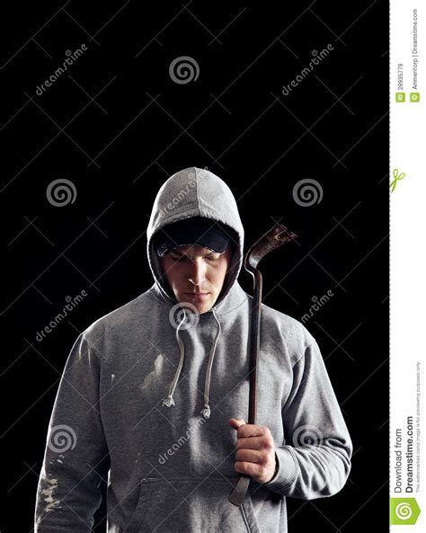 Bad Guy In The Dark Stock Image Image Of Thief Bandit