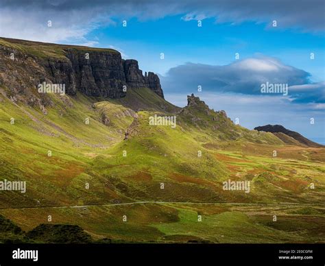 Mountain Scenery Quiraing Landslip Isle Of Skye Inner Hebrides