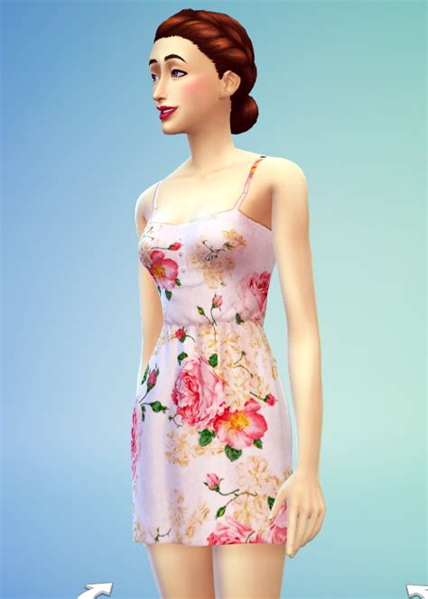 Js Boutique Rose Dress Sims 4 Downloads
