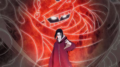 Itachi Uchiha In Fire Background Naruto Hd Wallpaper Peakpx