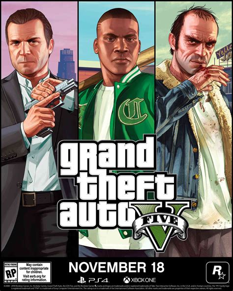 Rockstar Games Announces Grand Theft Auto V Release Dates And Exclusive