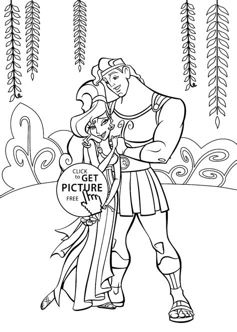 Hercules Coloring Page For Kids Printable Free Coloring Home