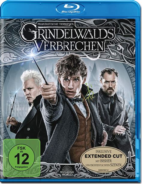 Er schart ein gefolge um sich, das seine wahren pläne nicht kennt: Phantastische Tierwesen 2: Grindelwalds Verbrechen Blu-ray ...