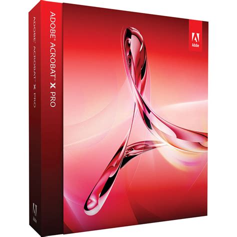 Adobe Acrobat X Standard To Professional Upgrade 65097208 B&H