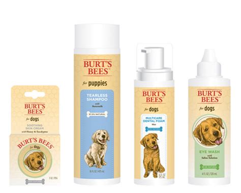 Burts Bees Natural Dog Care Products