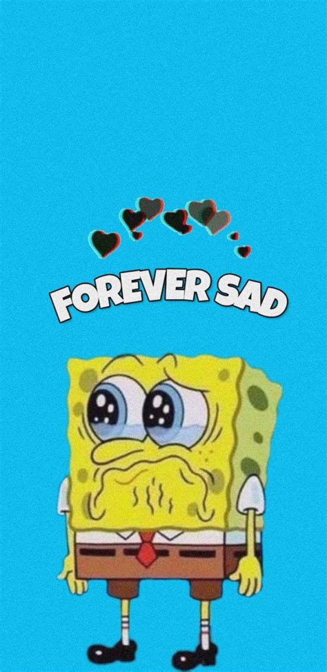 Downloaden Netter Trauriger Spongebob Wallpaper