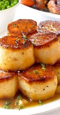 Find a wide variety of healthy vegan side dishes that are perfect for the home table, as well as parties and potlucks. Garlic Thyme Fondant Potatoes | Recipe | Fondant potatoes, Recipes, Vegetable side dishes