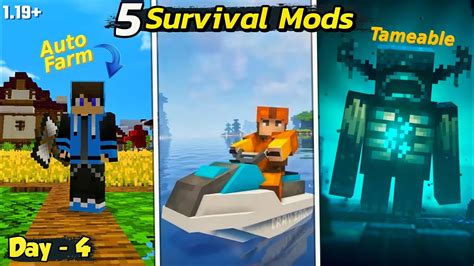 Top 5 Survival Modsadd Ons For Minecraft Pe 119 Minecraft Pe