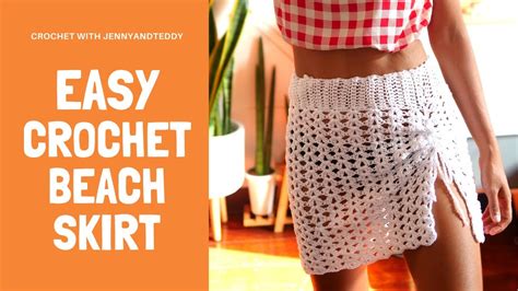 Crochet Skirt Cover Up Easy Tutorial Youtube