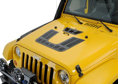 Hyline Offroad Louvered Hood Panel For 07 13 Jeep® Wrangler And Wrangler