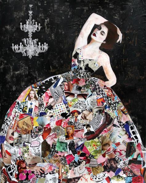Full Skirt Collage By Haydee Torres Saatchi Art