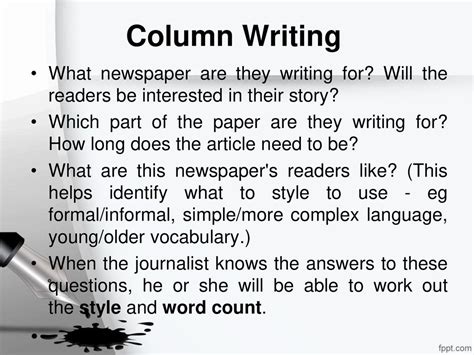 Columns Opinión Writing Ppt Download