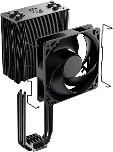 Cooler Master Hyper Rgb Black Edition Mm Cpu Cooling Fan Jet Black Rr S Pkr Best Buy