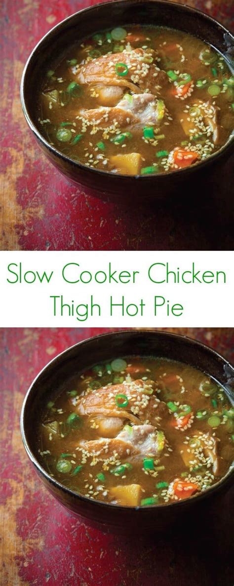 So here we go, give one (or three) of these diabetic chicken recipes a try and enjoy! Slow Cooker Chicken Thigh Hot Pot | Recipe (With images ...
