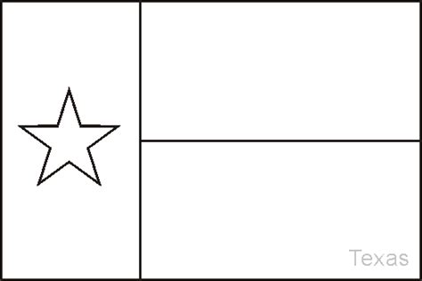 Texas Flag Coloring Pages Coloring Home