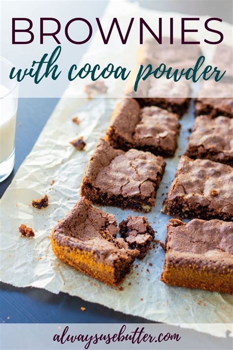 When you think of using cocoa, think about cocoa powder, nibs and bars alike. The best homemade brownies? They're right here. Made with cocoa powder and walnuts they come out ...
