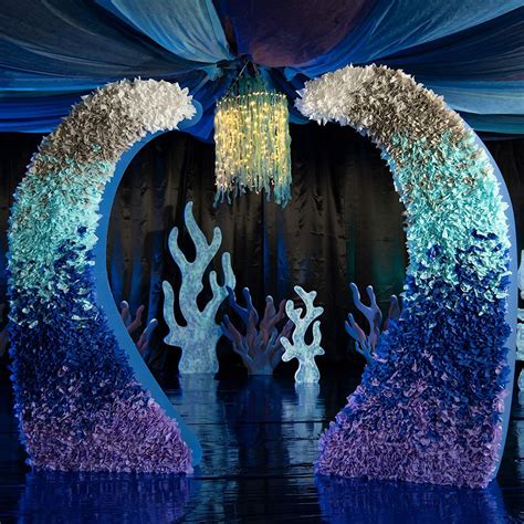 Stumps 8 Ft 9 In Meet Me Under The Sea Arch Backdrop Photo Op Party