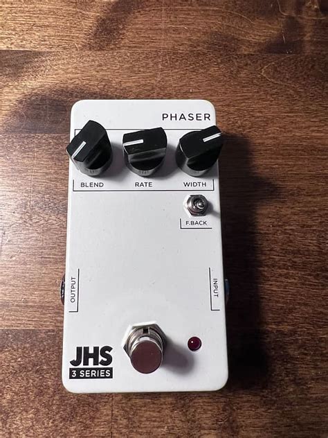 JHS 3 Series Phaser 2021 Present White Reverb