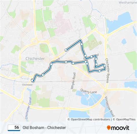 56 Route Schedules Stops And Maps Chichester Updated